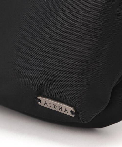 Alpha Industries(アルファインダストリーズ)の「Alpha Industries/アルファインダストリーズ/NYLON MESSENGER BAG/ナイロン メッセンジャー バッグ(トートバッグ・メンズ・グレー/ブラック・F)」の10枚目の写真