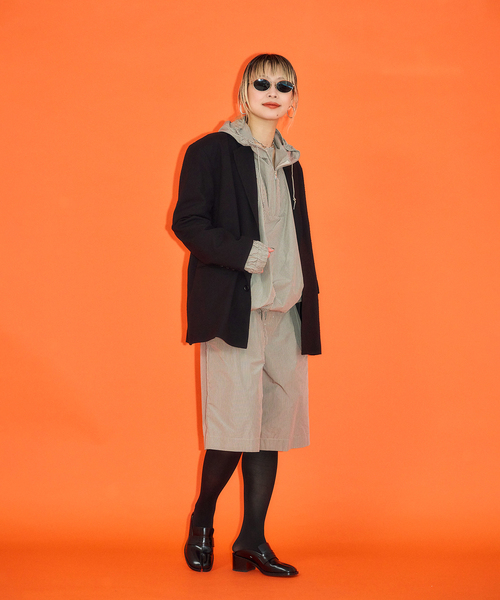 CITYSHOP（シティーショップ）の「[THE MOOD] アノラックパーカー（シャツ/ブラウス・レディース・ブラック/グリーン・38/36）」の12枚目の写真