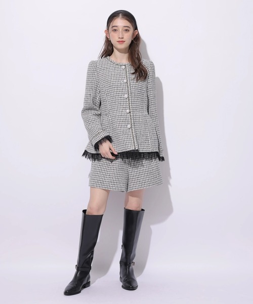 Rirandture（リランドチュール）の「ツィードハイウエストショートパンツ（その他パンツ・レディース・ブラック系その他2・0/1/2）」の7枚目の写真