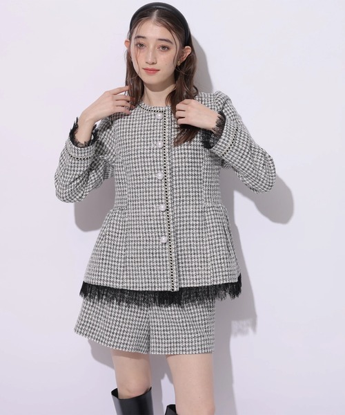 Rirandture（リランドチュール）の「ツィードハイウエストショートパンツ（その他パンツ・レディース・ブラック系その他2・0/1/2）」の18枚目の写真