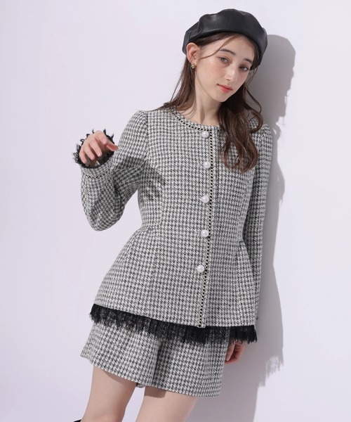 Rirandture（リランドチュール）の「ツィードハイウエストショートパンツ（その他パンツ・レディース・ブラック系その他2・0/1/2）」の20枚目の写真