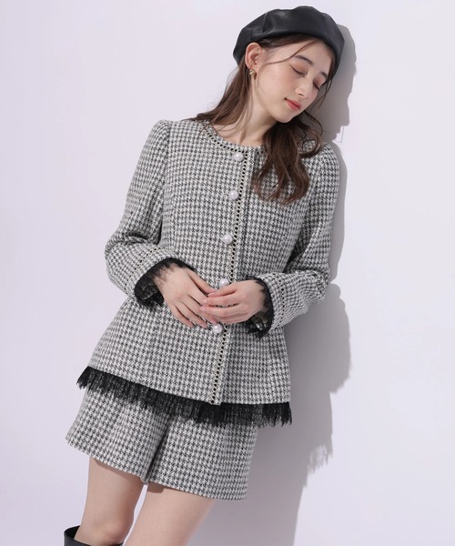 Rirandture（リランドチュール）の「ツィードハイウエストショートパンツ（その他パンツ・レディース・ブラック系その他2・0/1/2）」の21枚目の写真