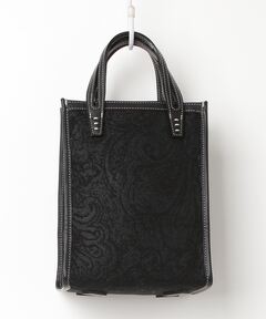 Tモノグラム トップハンドル エンボストート（ハンドバッグ）｜TORY