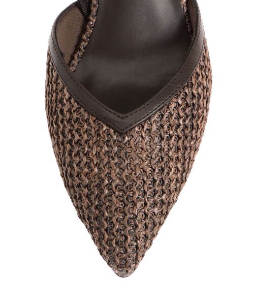 MERCURYDUO（マーキュリーデュオ）の「雑材ポインテッドトゥミュール（その他シューズ・レディース・ブラウン/オフホワイト・36/38）」の11枚目の写真