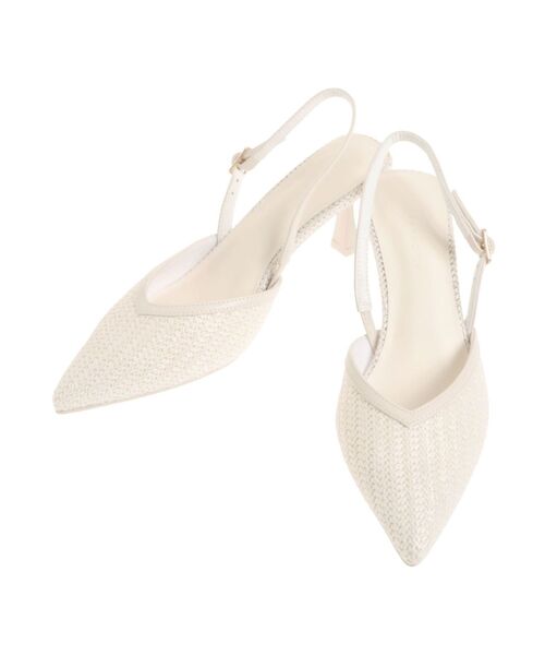 MERCURYDUO（マーキュリーデュオ）の「雑材ポインテッドトゥミュール（その他シューズ・レディース・ブラウン/オフホワイト・36/38）」の12枚目の写真