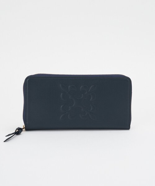 エンボスモノグラムロングウォレット（財布）｜russet（ラシット）の