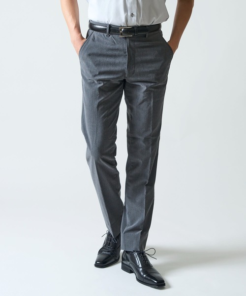 TETE HOMME(テットオム)の「【WEB限定】冷感 メッシュボンディング ストレッチテーパードスラックスパンツ(スラックス・メンズ・チャコールグレー/ネイビー系/ベージュ/ネイビー・SMALL/MEDIUM/LARGE/X-LARGE)」の20枚目の写真