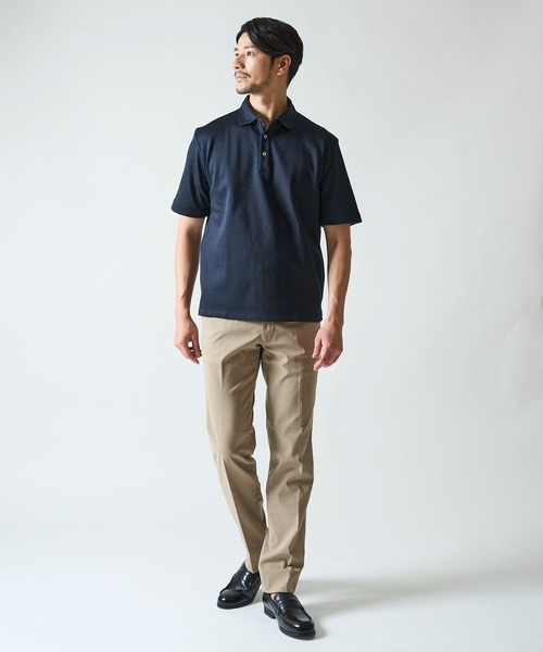 TETE HOMME(テットオム)の「【WEB限定】冷感 メッシュボンディング ストレッチテーパードスラックスパンツ(スラックス・メンズ・チャコールグレー/ネイビー系/ベージュ/ネイビー・SMALL/MEDIUM/LARGE/X-LARGE)」の22枚目の写真