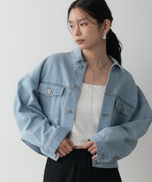 GALLEST（ギャレスト）の「ボックスデニムジャケット（デニムジャケット）」