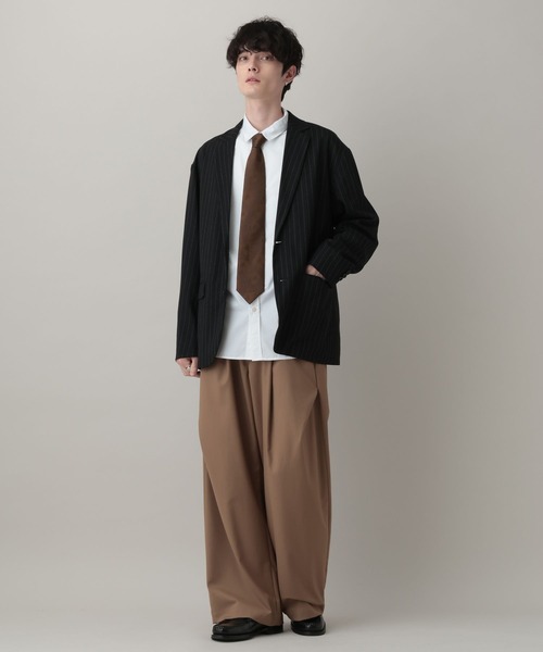 RAGEBLUE(レイジブルー)の「【MADE IN JAPAN】Retro Flower Jacquard Tie/レトロフラワー柄ジャガードネクタイ(ネクタイ・メンズ・ネイビー/グリーン/ブラウン・FREE)」の8枚目の写真