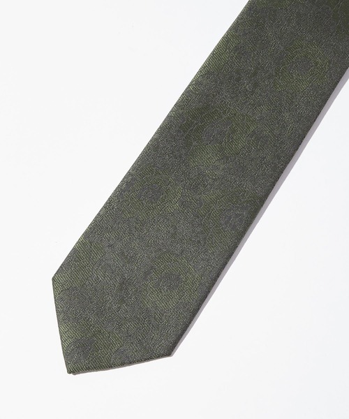 RAGEBLUE(レイジブルー)の「【MADE IN JAPAN】Retro Flower Jacquard Tie/レトロフラワー柄ジャガードネクタイ(ネクタイ・メンズ・ネイビー/グリーン/ブラウン・FREE)」の18枚目の写真