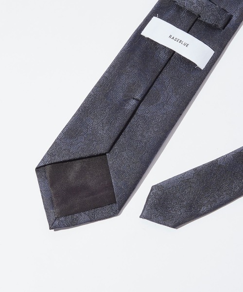 RAGEBLUE(レイジブルー)の「【MADE IN JAPAN】Retro Flower Jacquard Tie/レトロフラワー柄ジャガードネクタイ(ネクタイ・メンズ・ネイビー/グリーン/ブラウン・FREE)」の21枚目の写真