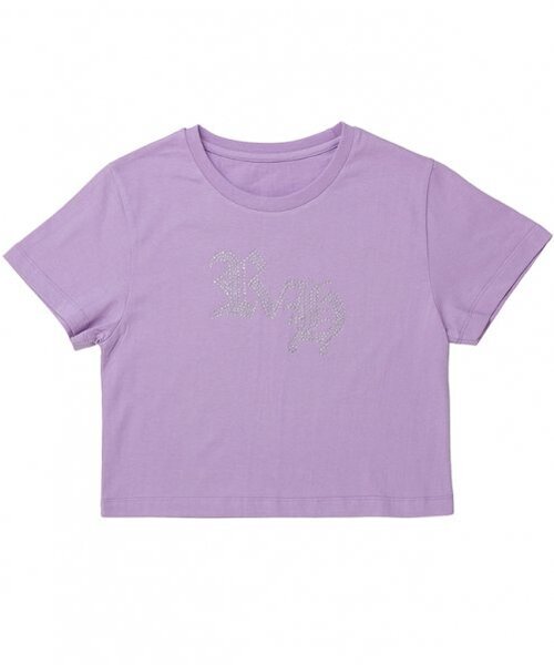 runningHIGH（ランニングハイ）の「RH ホットフィックス H/S クロップTシャツ [ライトパープル]（Tシャツ/カットソー・レディース・その他・FREE）」の3枚目の写真