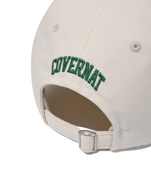 COVERNAT（カバーナット）の「[スタンダードフィット] スモールCロゴB.Bキャップクリーム（キャップ・レディース・その他・FREE）」の5枚目の写真