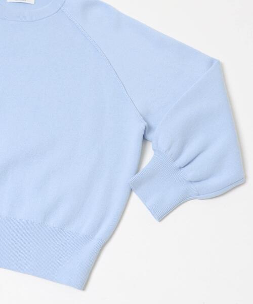 URBAN RESEARCH Sonny Label(アーバンリサーチサニーレーベル)の「スウェットライクニット(ニット/セーター・レディース・グレー/ライトブルー/イエロー・FREE)」の20枚目の写真