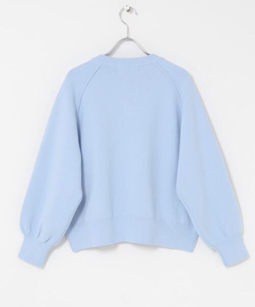 URBAN RESEARCH Sonny Label(アーバンリサーチサニーレーベル)の「スウェットライクニット(ニット/セーター・レディース・グレー/ライトブルー/イエロー・FREE)」の21枚目の写真