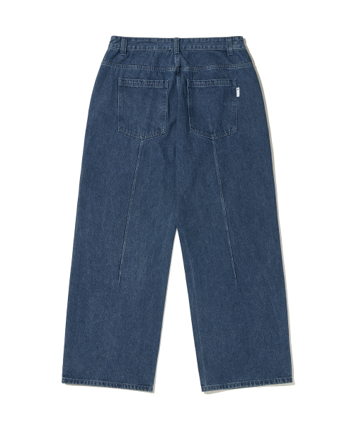 URBANDTYPE(アーバンディタイプ)の「デニムワイドダーツパンツ_インディゴ(デニムパンツ・レディース・その他・SMALL/MEDIUM/LARGE)」の5枚目の写真
