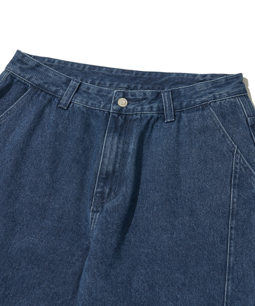 URBANDTYPE(アーバンディタイプ)の「デニムワイドダーツパンツ_インディゴ(デニムパンツ・レディース・その他・SMALL/MEDIUM/LARGE)」の6枚目の写真