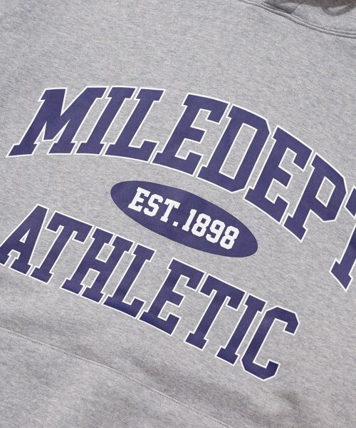 THE MILE（ザマイル）の「MILE DEPT SWEAT HOODIE [GREY]（パーカー・メンズ・その他・L/M/S/XL）」の3枚目の写真