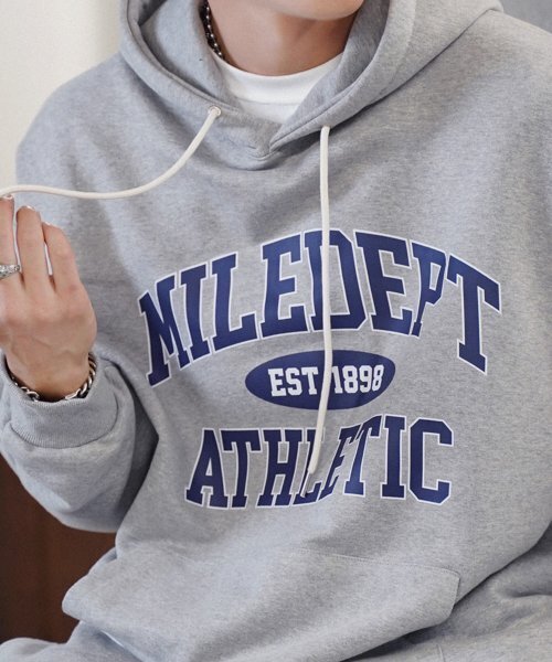 THE MILE（ザマイル）の「MILE DEPT SWEAT HOODIE [GREY]（パーカー・メンズ・その他・L/M/S/XL）」の7枚目の写真