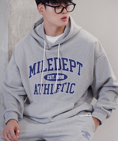 THE MILE（ザマイル）の「MILE DEPT SWEAT HOODIE [GREY]（パーカー・メンズ・その他・L/M/S/XL）」の8枚目の写真
