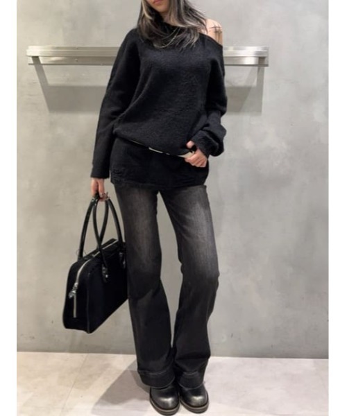 LAGUA GEM(ラグアジェム)の「CRASH LOOSEY KNIT ワンピース(ワンピース・レディース・ブラウン/ライトグレー/ブラック・SMALL/MEDIUM)」の20枚目の写真