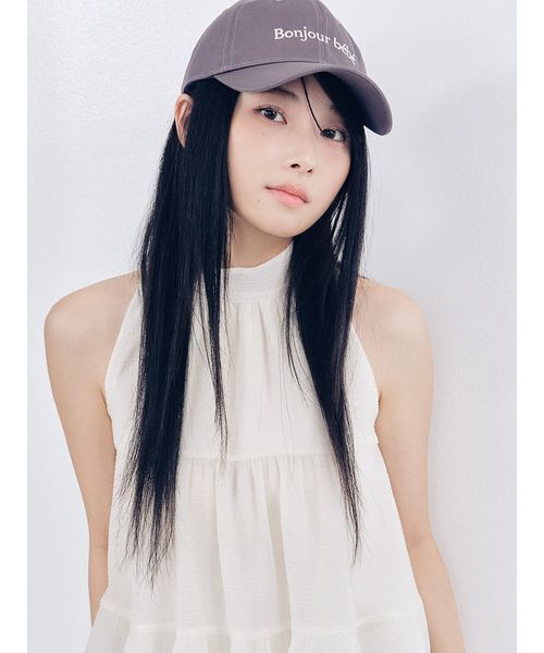 LILY BROWN（リリーブラウン）の「Bonjour Bebeキャップ（キャップ・レディース・グレー/ブラウン/ピンク・F）」の4枚目の写真