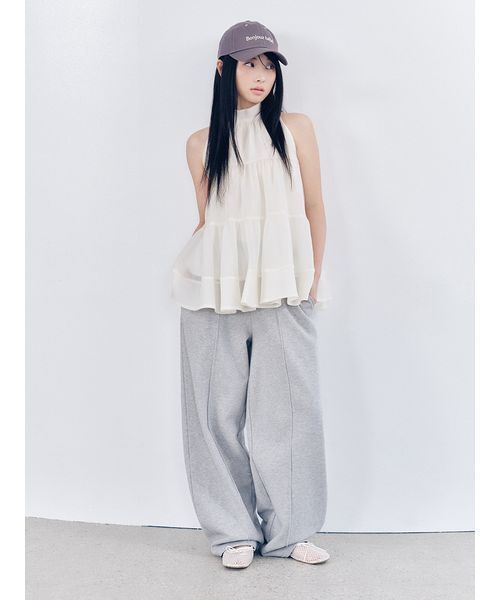 LILY BROWN（リリーブラウン）の「Bonjour Bebeキャップ（キャップ・レディース・グレー/ブラウン/ピンク・F）」の9枚目の写真