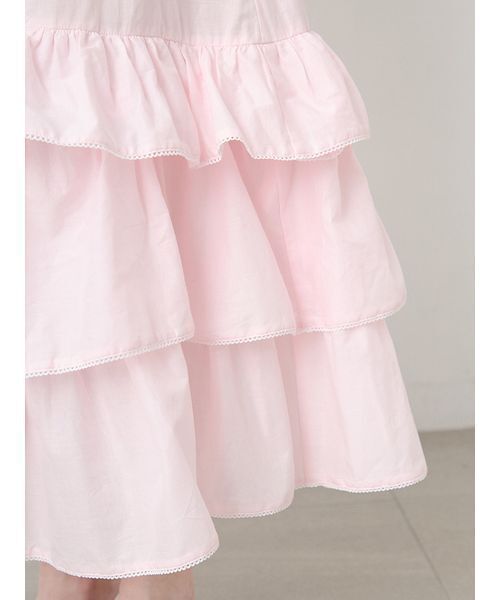 SORIN（ソリン　）の「Random Ruffled Skirt/ランダムラッフルスカート（スカート・レディース・ブラック/ライトピンク/その他・38）」の12枚目の写真