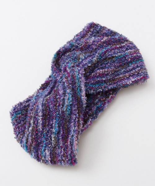 チャイハネ（チャイハネ）の「【チャイハネ】ネオミックスニットヘアバンド（ヘアバンド・レディース・レッド/ブルー/カーキ・FREE）」の5枚目の写真