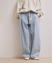 ADAM ET ROPE' | 【WEB限定】2タックカーブデニムパンツ(デニムパンツ)