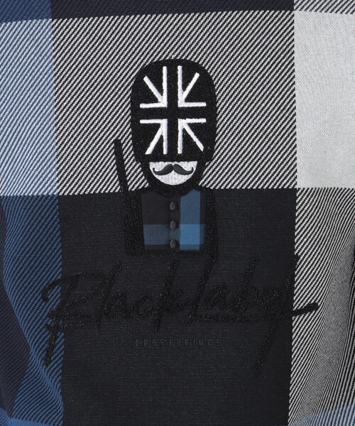 BLACK LABEL CRESTBRIDGE（ブラックレーベル・クレストブリッジ）の「ガーズマンクレストブリッジチェックニット（ニット/セーター・メンズ・ネイビー/ベージュ系その他6・XL/S/M/L）」の6枚目の写真
