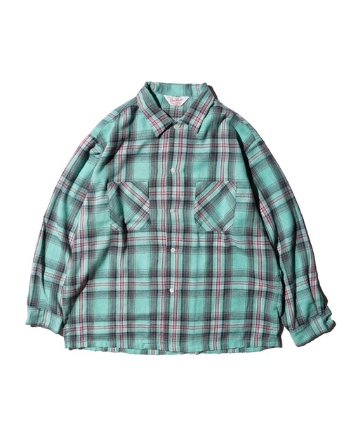 2AM(ツーエイエム)の「DAN RIVER ダンリバー / WORN-OUT CHECK FLANNEL SHIRT(シャツ/ブラウス・メンズ・グリーン/ミント/マルチ/ピンク/ブラック・SMALL/MEDIUM/LARGE)」の4枚目の写真