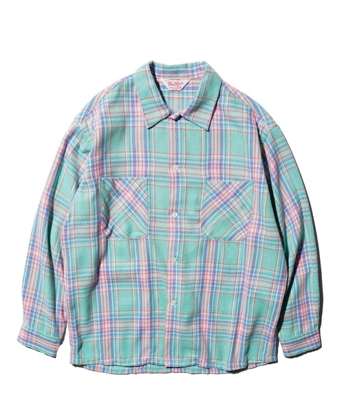 2AM(ツーエイエム)の「DAN RIVER ダンリバー / WORN-OUT CHECK FLANNEL SHIRT(シャツ/ブラウス・メンズ・グリーン/ミント/マルチ/ピンク/ブラック・SMALL/MEDIUM/LARGE)」の19枚目の写真