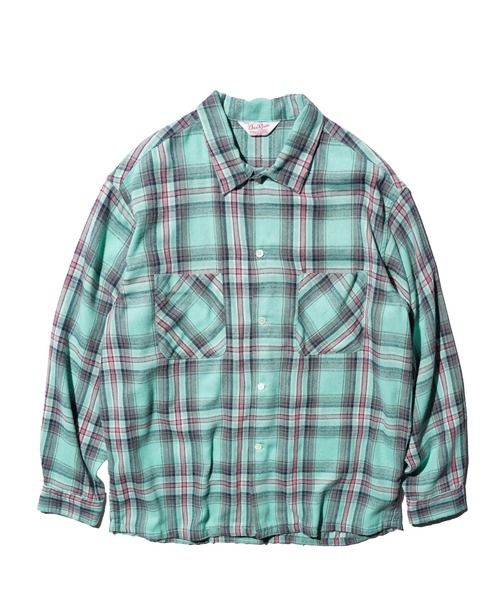 2AM(ツーエイエム)の「DAN RIVER ダンリバー / WORN-OUT CHECK FLANNEL SHIRT(シャツ/ブラウス・メンズ・グリーン/ミント/マルチ/ピンク/ブラック・SMALL/MEDIUM/LARGE)」の20枚目の写真