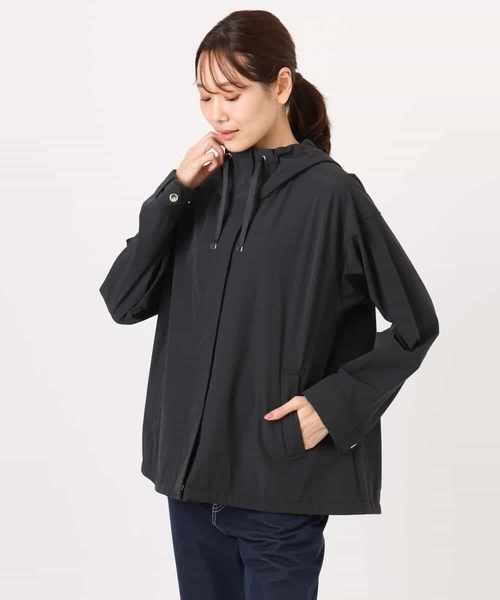 MK MICHEL KLEIN（エムケーミッシェルクラン）の「[撥水/洗える]ストレッチマウンテンパーカー（マウンテンパーカー・レディース・ベージュ/モカ/スミクロ・38）」の12枚目の写真