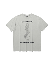 NICE GHOST CLUB | サッドエンジェルス スター TEE_グレー(NG2FMUT526A)(Tシャツ/カットソー)