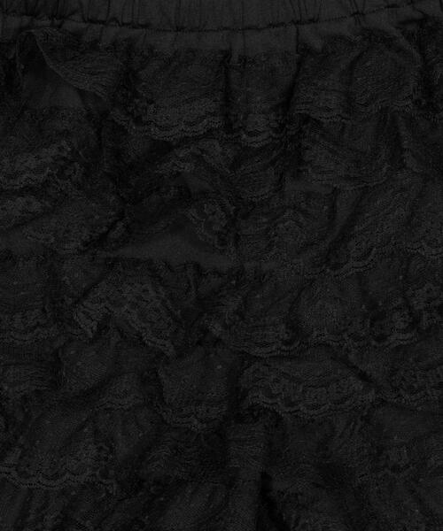 WEGO(ウィゴー)の「WEGO/【26年春夏新作】レースフリルマイクロショートパンツ(スラックス・レディース・ブラック/ホワイト・FREE)」の8枚目の写真