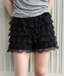 WEGO（ウィゴー）の「WEGO/【26年春夏新作】レースフリルマイクロショートパンツ（スラックス）」