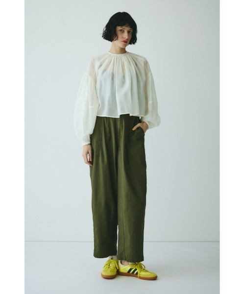 HeRIN.CYE（ヘリンドットサイ）の「Volume sleeve blouse　　ボリュームスリーブブラウス（シャツ/ブラウス・レディース・ピンク/オフホワイト/ブラック・FREE）」の5枚目の写真