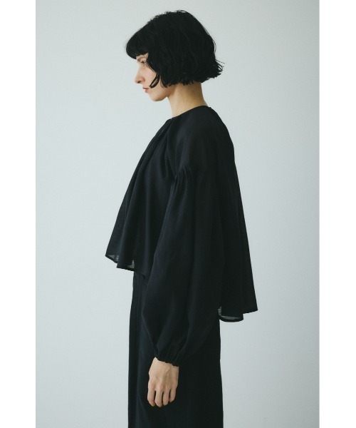 HeRIN.CYE（ヘリンドットサイ）の「Volume sleeve blouse　　ボリュームスリーブブラウス（シャツ/ブラウス・レディース・ピンク/オフホワイト/ブラック・FREE）」の12枚目の写真