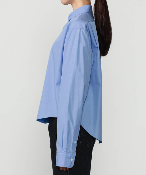 THE SHINZONE（ザ　シンゾーン）の「THE SHINZONE | SHORT PECK SHIRT WOMEN（シャツ/ブラウス・レディース・イエロー/ブルー/ホワイト・F）」の10枚目の写真