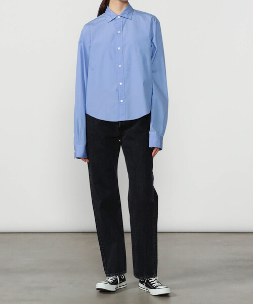 THE SHINZONE（ザ　シンゾーン）の「THE SHINZONE | SHORT PECK SHIRT WOMEN（シャツ/ブラウス・レディース・イエロー/ブルー/ホワイト・F）」の12枚目の写真