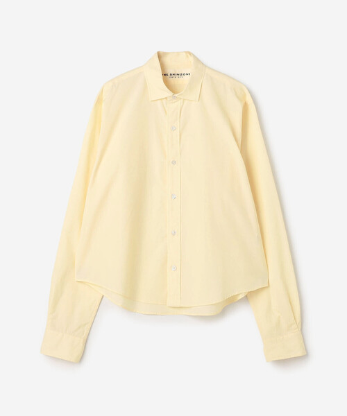 THE SHINZONE（ザ　シンゾーン）の「THE SHINZONE | SHORT PECK SHIRT WOMEN（シャツ/ブラウス・レディース・イエロー/ブルー/ホワイト・F）」の13枚目の写真
