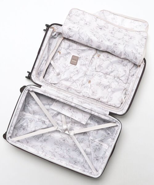 Jewelna Rose(ジュエルナローズ)の「エルダートローリー Lサイズ 87L 05403(スーツケース/キャリーバッグ・レディース・ブラウン/グレイッシュベージュ・FREE)」の9枚目の写真