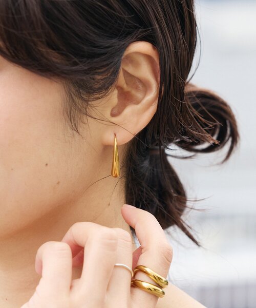 RIVE DROITE(リヴドロワ)の「予約【R.good(アールドットグッド)】ドロップピアス(ピアス(両耳用)・レディース・シルバー/ゴールド・FREE)」の4枚目の写真