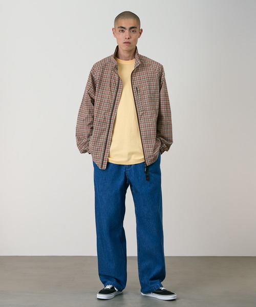 Gramicci(グラミチ)の「STRETCH DENIM LOOSE TAPERED RIDGE PANT|ストレッチデニムルーズテーパードリッジパンツ(デニムパンツ・メンズ・インディゴブルー/ライトインディゴブルー・S/M/L/XL/XXL)」の6枚目の写真