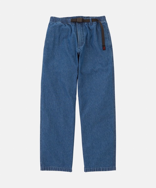 Gramicci(グラミチ)の「STRETCH DENIM LOOSE TAPERED RIDGE PANT|ストレッチデニムルーズテーパードリッジパンツ(デニムパンツ・メンズ・インディゴブルー/ライトインディゴブルー・S/M/L/XL/XXL)」の9枚目の写真