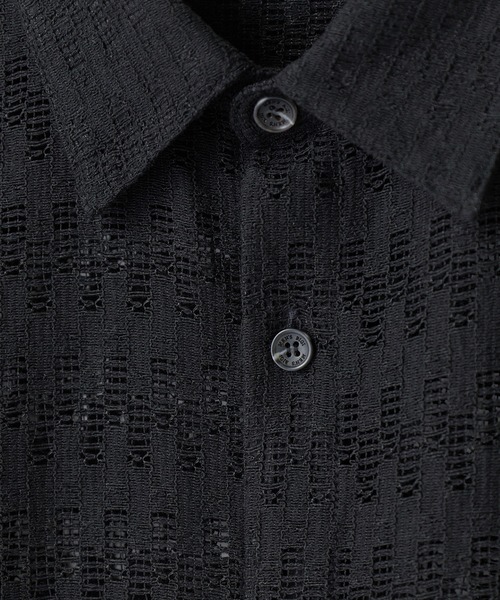 MEN'S BIGI（メンズビギ）の「シアージオメトリック半袖シャツ（シャツ/ブラウス・メンズ・ブラウン/ブラック/ブルー・02/03）」の17枚目の写真