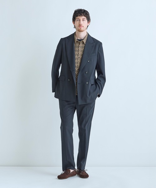 MEN'S BIGI（メンズビギ）の「シアージオメトリック半袖シャツ（シャツ/ブラウス・メンズ・ブラウン/ブラック/ブルー・02/03）」の9枚目の写真